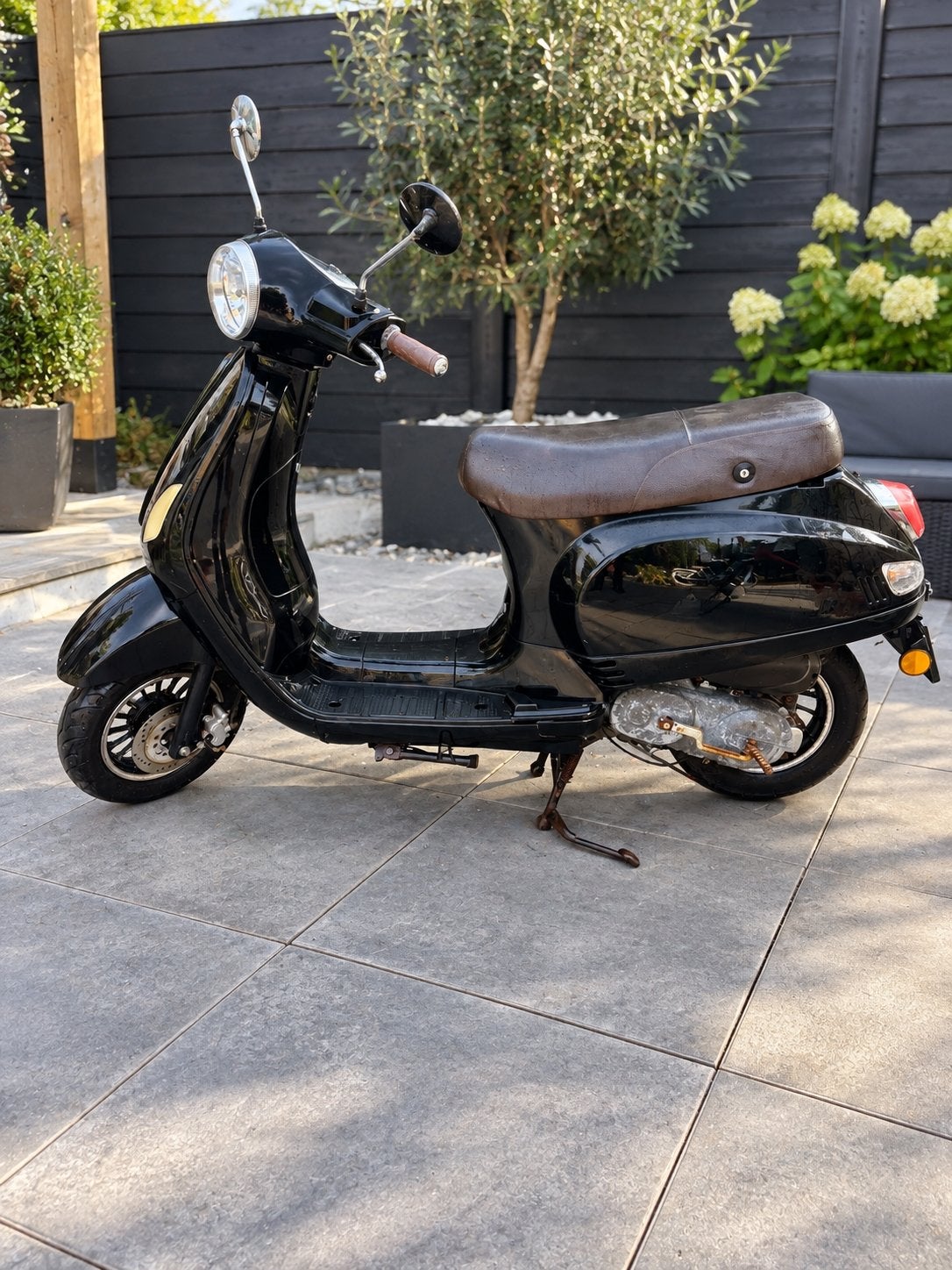 zwarte La Souris Vespelini met blauw kenteken (snorfiets)., Ophalen, Gebruikt, Benzine, Overige merken