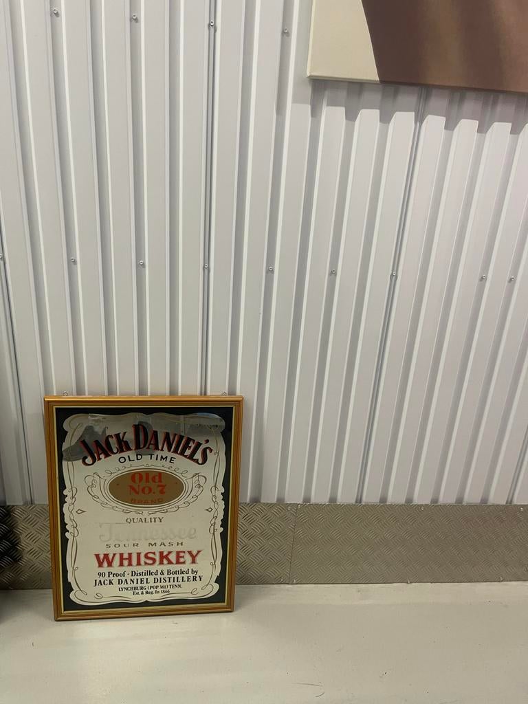 Jack Daniel's Old No. 7 Whiskey Spiegel, Ophalen of Verzenden, Zo goed als nieuw