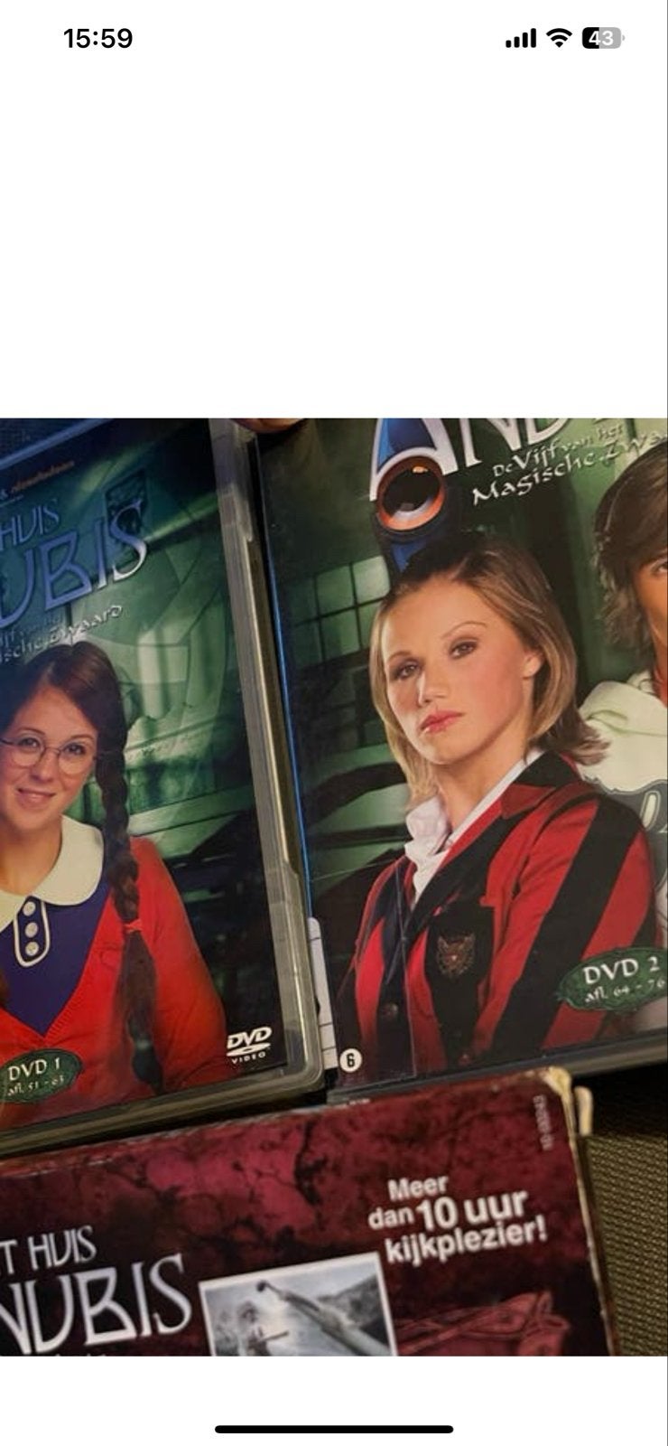 Het Huis Anubis DVD's - Seizoen 1 & De Vijf van het Magische, Gebruikt, Tv-serie, Vanaf 6 jaar, Familie