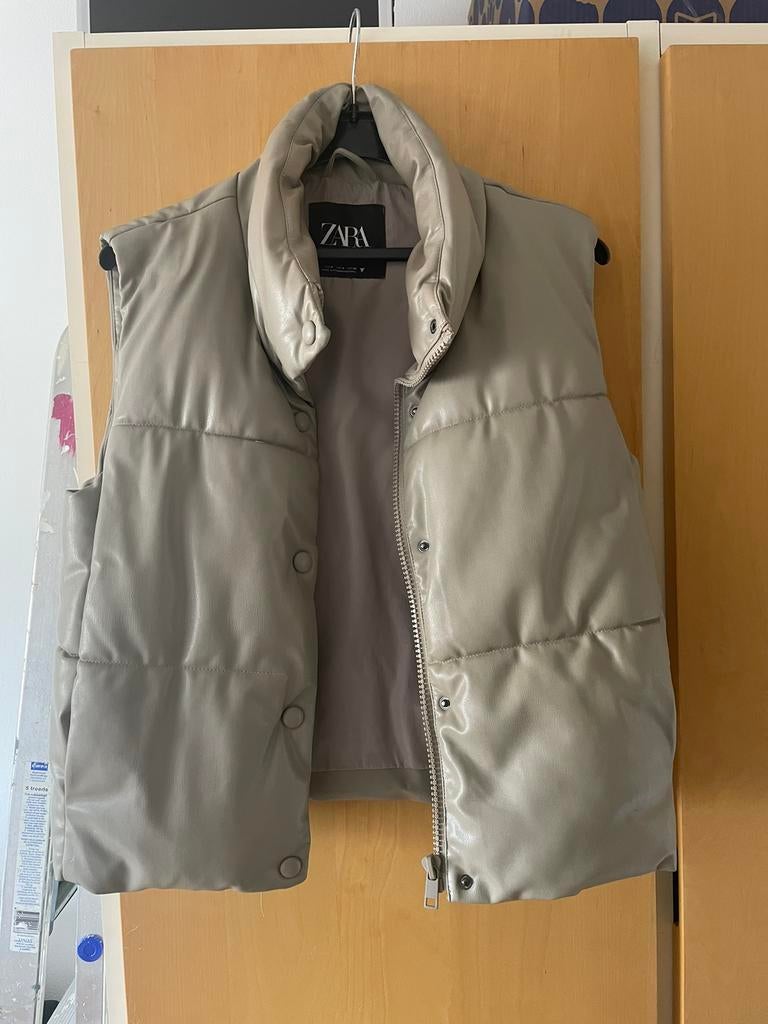 Body warmer vd Zara, Ophalen of Verzenden, Zo goed als nieuw, Maat 36 (S), Beige