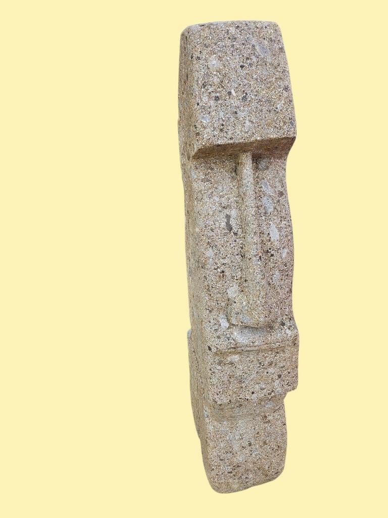 Grote Moai Paaseiland beeld van steen, Antiek en Kunst, Kunst | Beelden en Houtsnijwerken, Ophalen