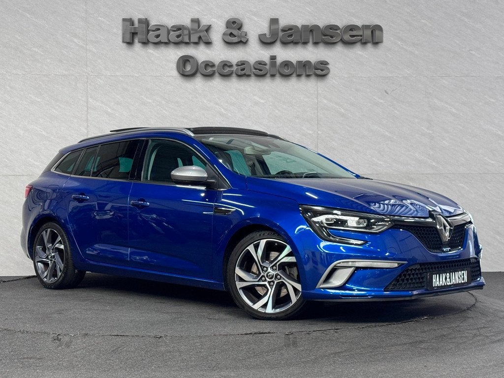 Renault Mégane Estate GT 1.6 TCe Bose Panoramadak Keyless V, Zwart, 4 cilinders, 25 km/l, Mégane