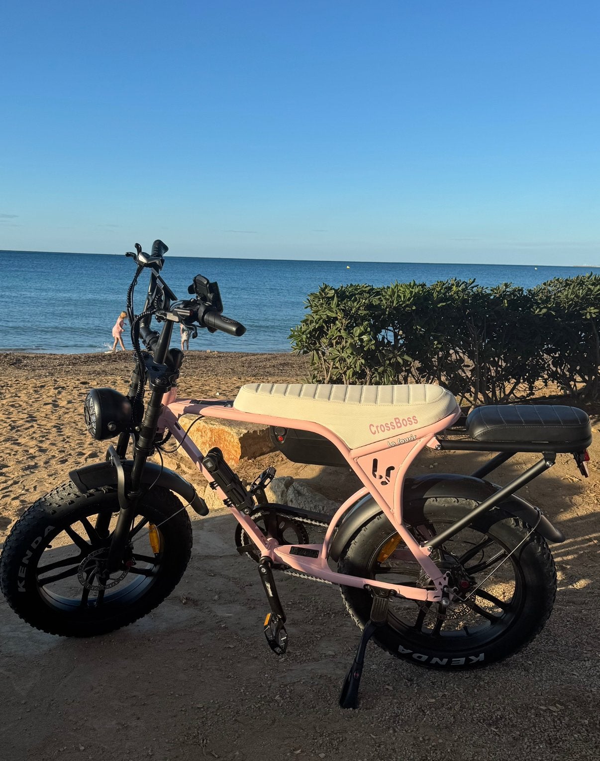 CrossBoss E-bike - Roze Fatbike speciale valentijn editie !, Overige merken, Ophalen of Verzenden, Zo goed als nieuw, Minder dan 47 cm