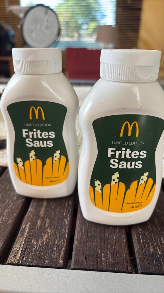 LIMITED EDITION ( frites saus mc donalds)., Ophalen of Verzenden