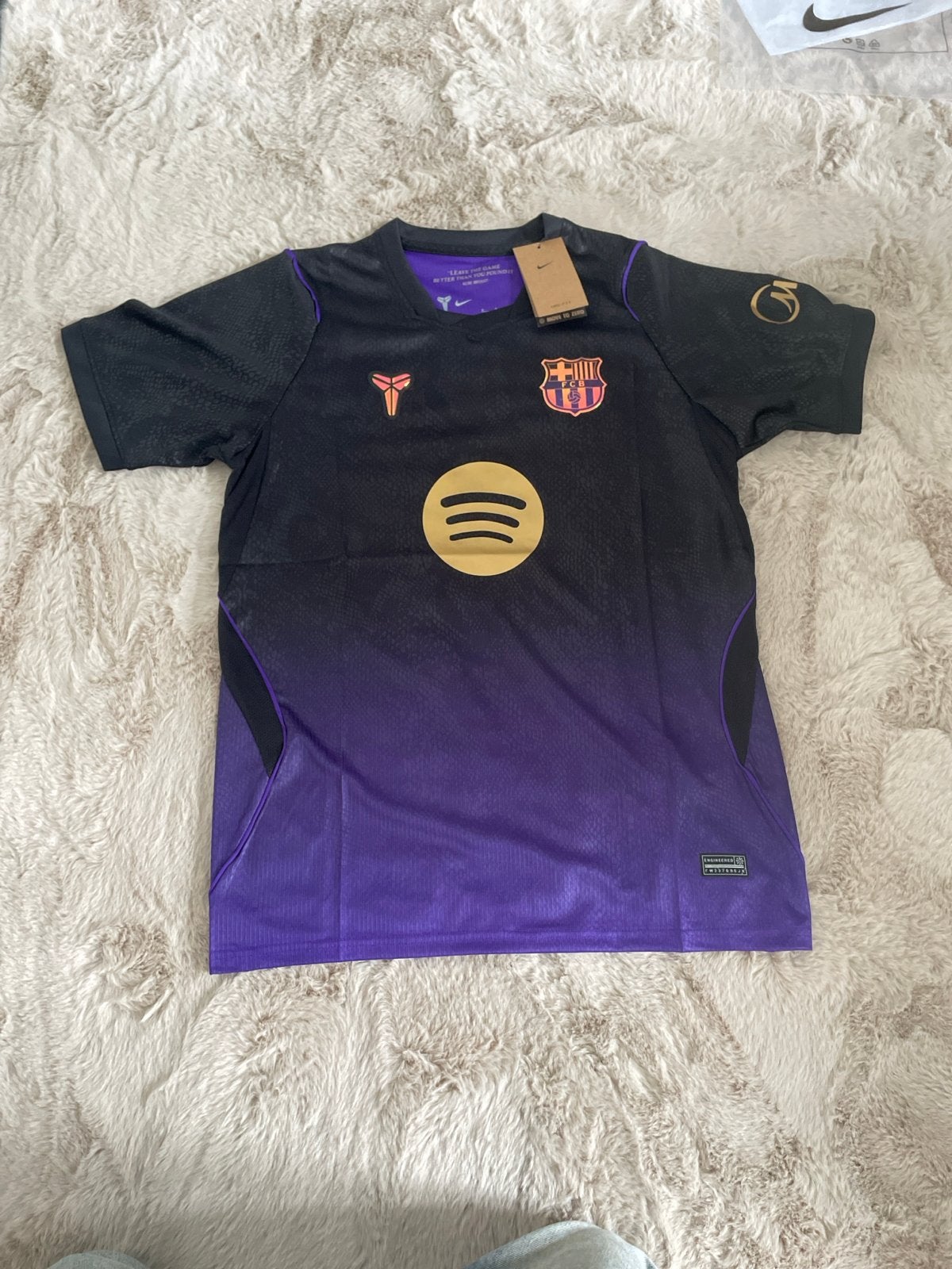 FC Barcelona x Kobe Bryant voetbalshirt - Maat M, Maat M, Verzenden, Nieuw, Shirt