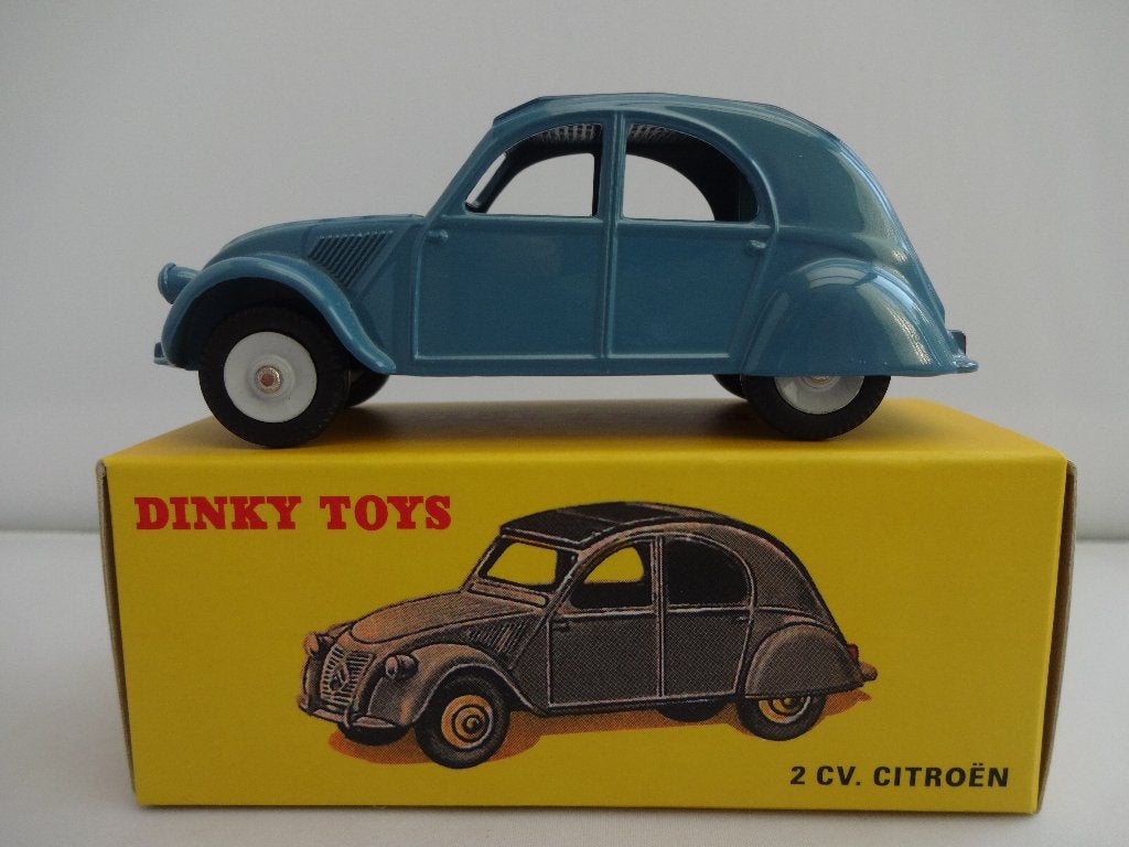 Citroen 2CV blauw nr: 535 - 24T van Dinky Toys 1:43, Hobby en Vrije tijd, Modelauto's | 1:43, Ophalen of Verzenden, Nieuw, Auto