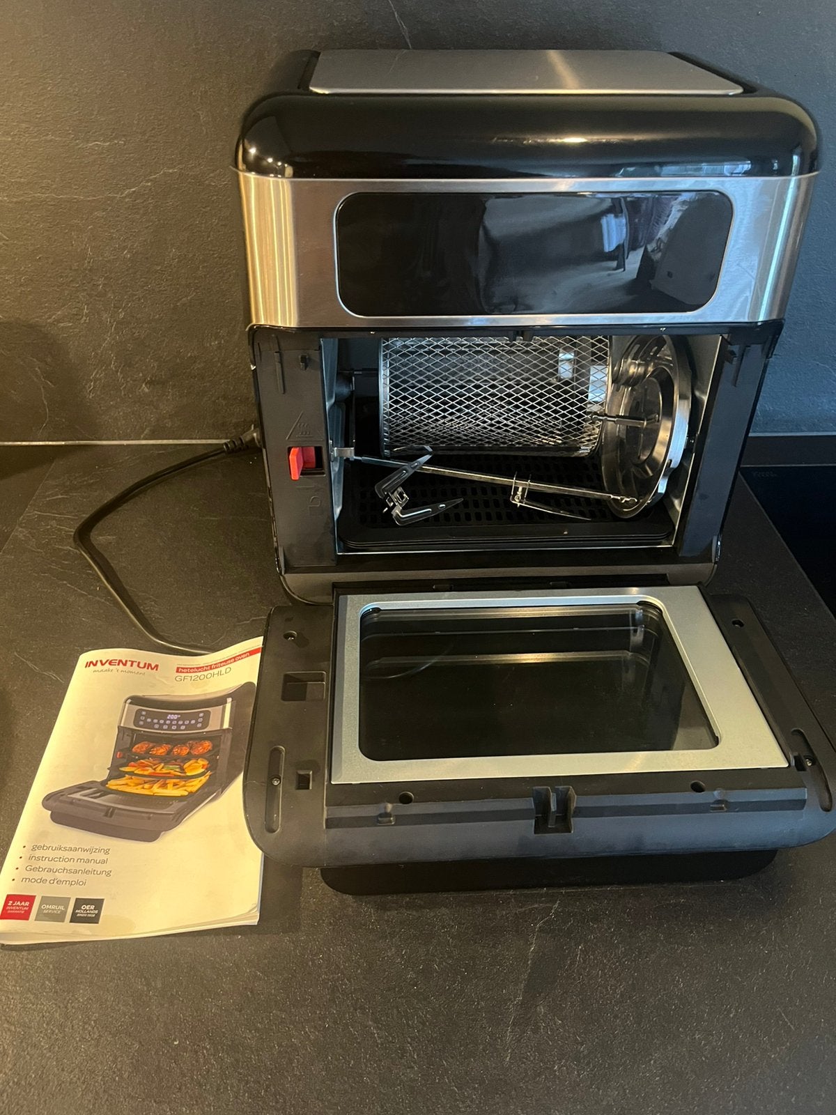 Inventum airfryer / hetelucht friteuse oven, Ophalen of Verzenden, Zo goed als nieuw, Minder dan 45 cm
