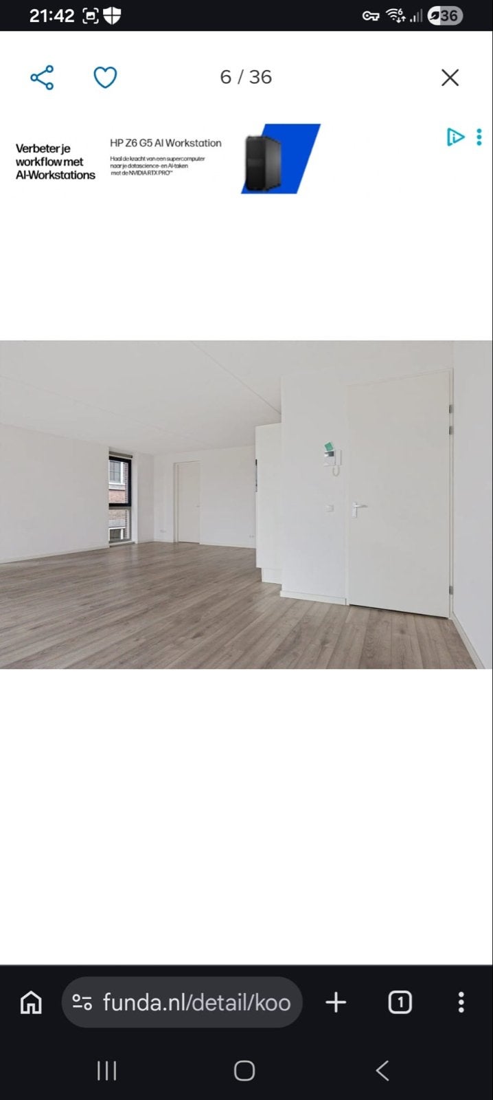 Laminaatvloer (ca. 70m²) - 3 jaar oud, zelf verwijderen, Doe-het-zelf en Verbouw, Vloerdelen en Plavuizen, Ophalen, Gebruikt, 10 m² of meer