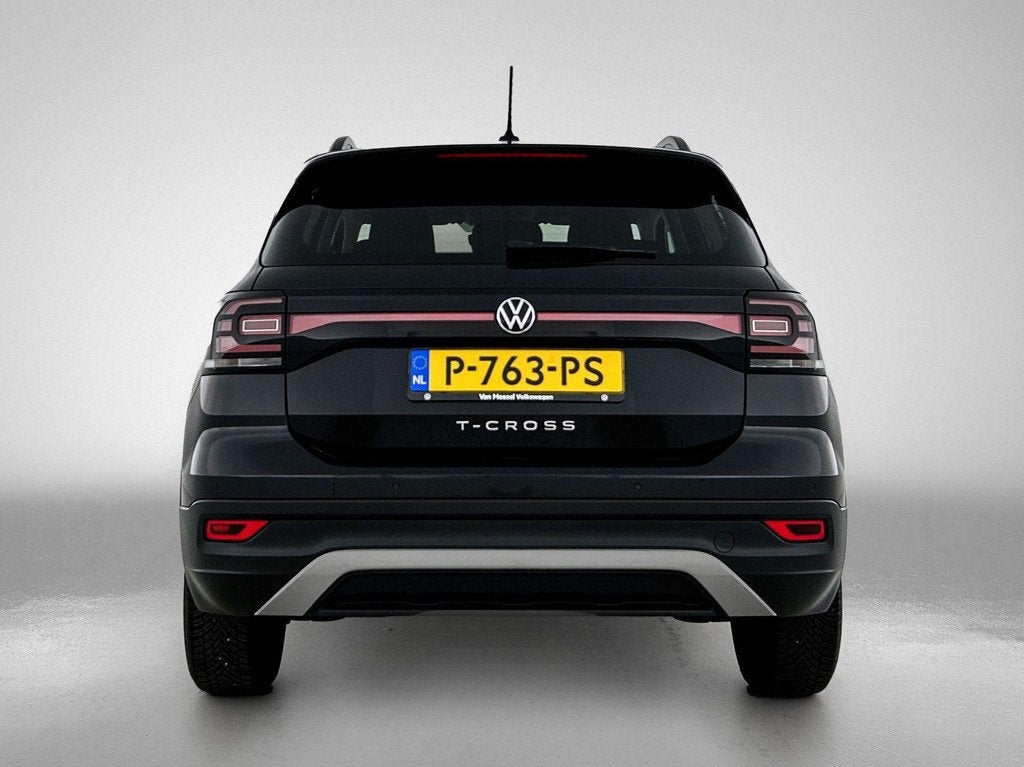 Volkswagen T-Cross 1.0 TSI Life | 110 PK | Automaat | Apple, Auto's, Volkswagen, 12 maanden, Gebruikt, Zwart, Bedrijf