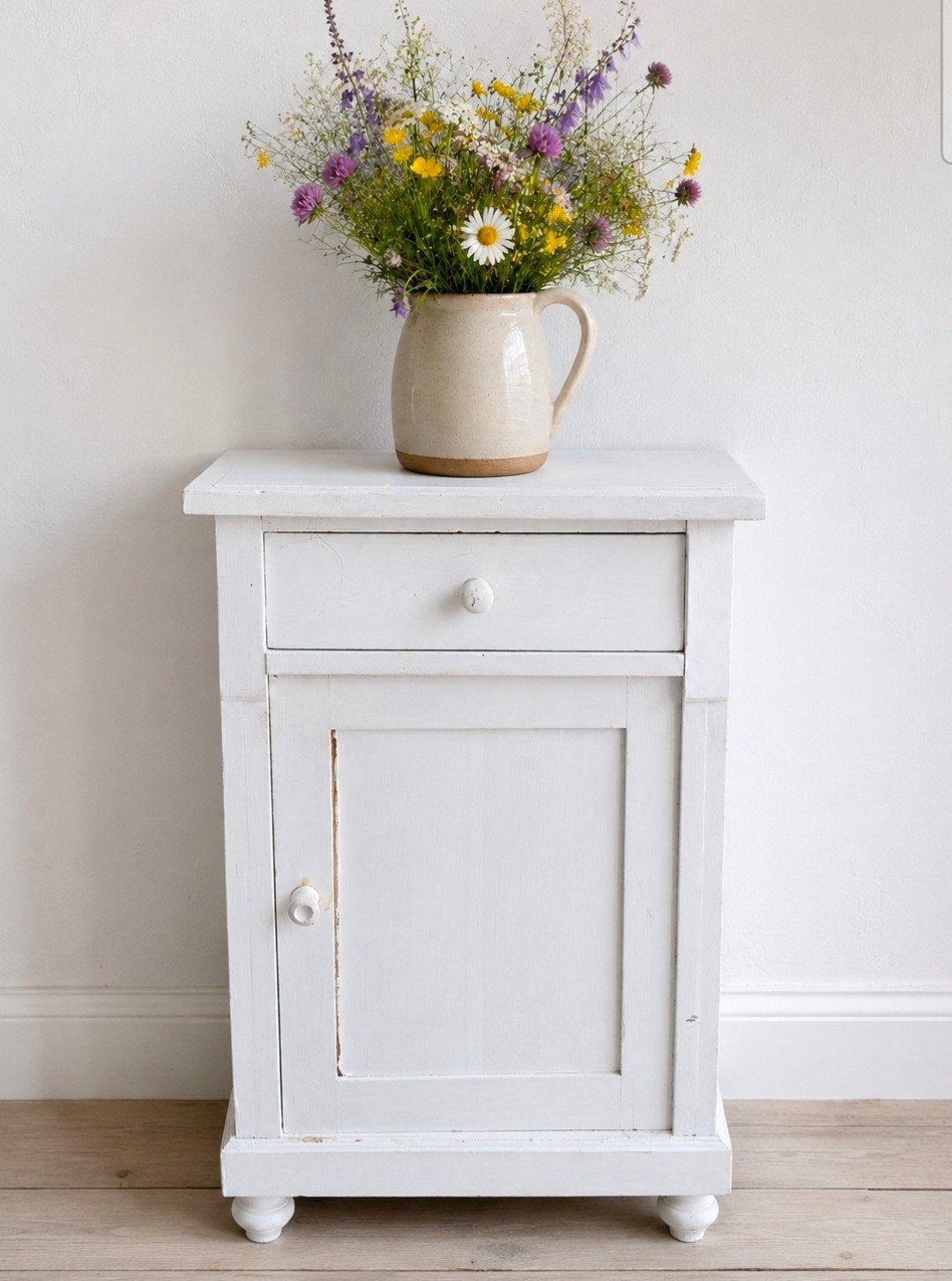charmant oudwit boeren patina stoere brocante kast, Antiek en Kunst, Curiosa en Brocante, Ophalen