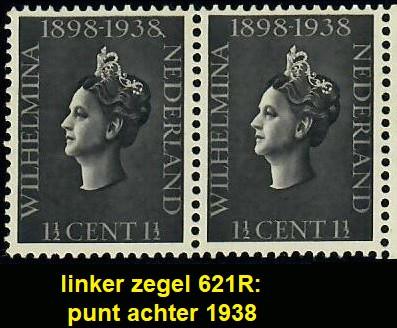 Zegel 621R, Postzegels en Munten, Postzegels | Nederland, Ophalen of Verzenden