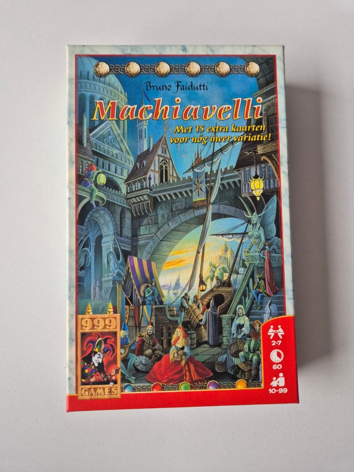 Machiavelli Kaartspel - Strategisch spel voor 2-7 spelers, Vijf spelers of meer, Ophalen of Verzenden, Zo goed als nieuw, 999 Games