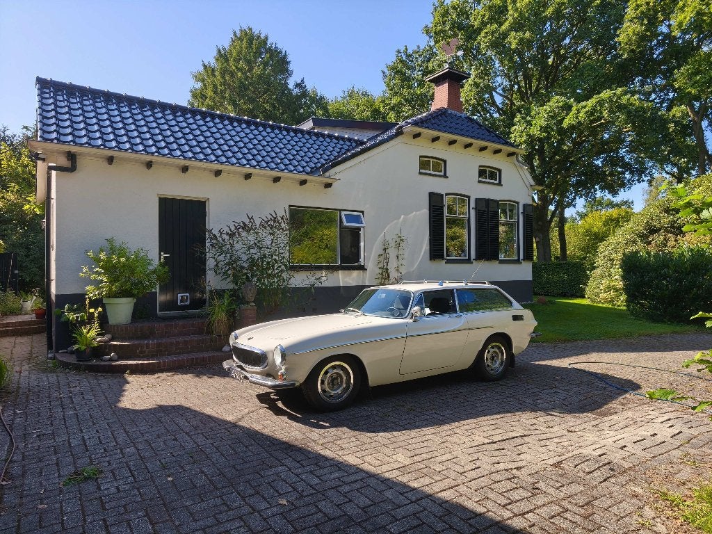 Volvo 1800 2.0 ES 1972 Wit, Auto's, Achterwielaandrijving, Overige modellen, 4 cilinders, 1209 kg
