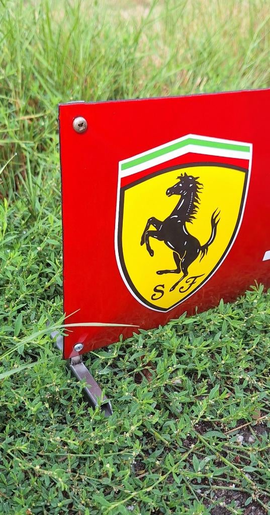 Mooi nieuw emaille Ferrari bord., Reclamebord, ., Ophalen of Verzenden, Zo goed als nieuw