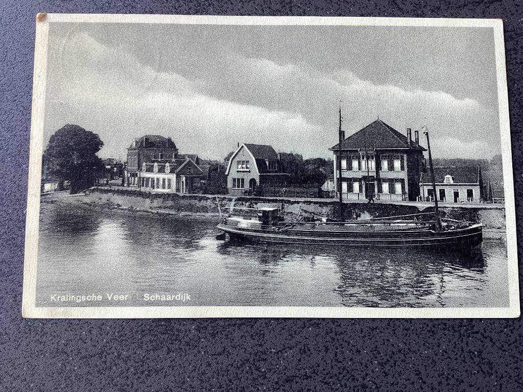 Kralingse veer (Binnenvaartschip) Rotterdam, Ophalen of Verzenden, 1920 tot 1940, Gelopen, Zuid-Holland