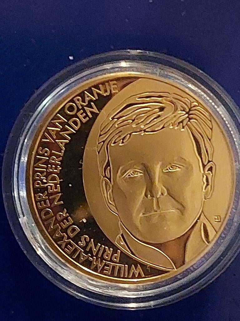 Gouden munt Willem-Alexander Prins van Oranje 3.48 gram, Ophalen of Verzenden