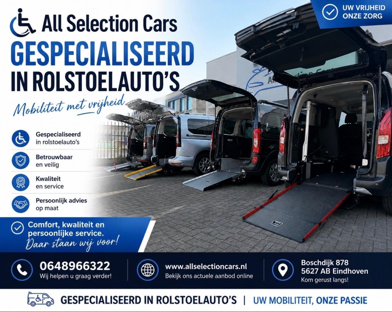 Fiat Doblò Rolstoelauto 3+1 - XL Bodemverlaging + Lier - 1e, Auto's, Voorwielaandrijving, Gebruikt, Met garantie (alle), 4 stoelen