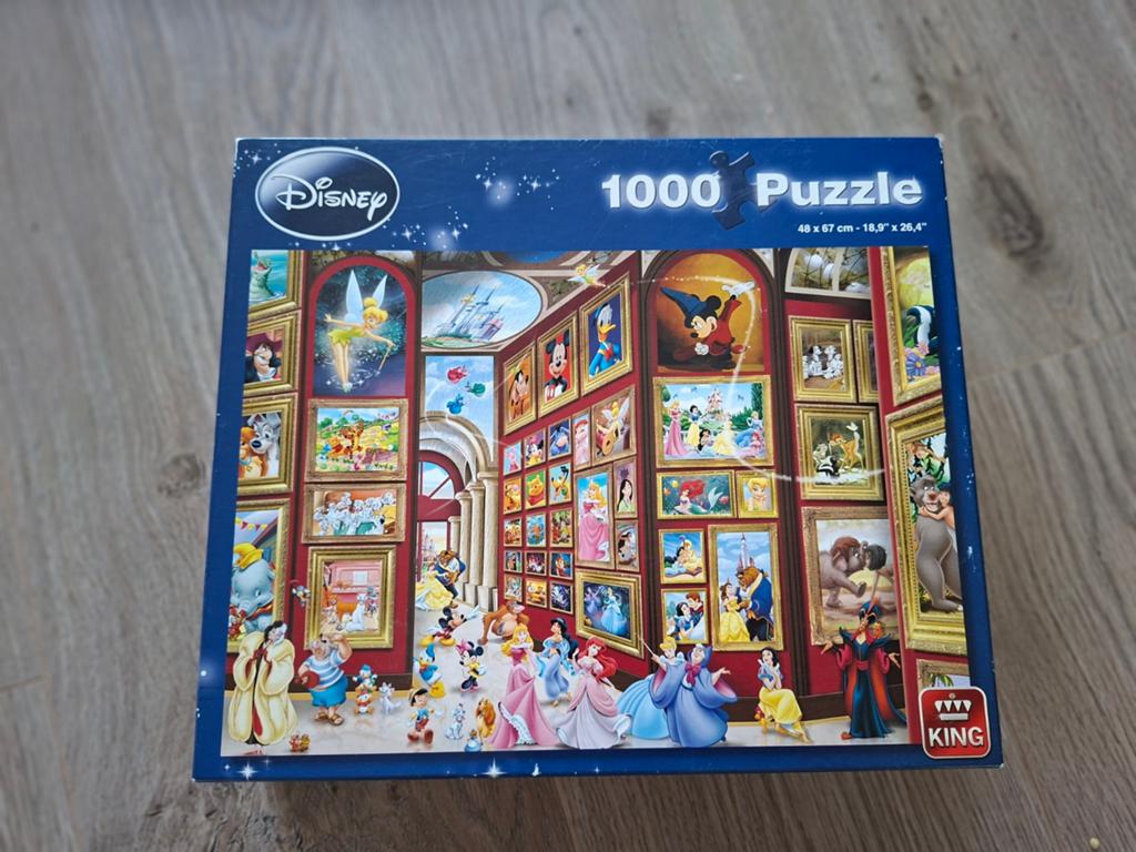 King disney puzzel, Ophalen of Verzenden, 500 t/m 1500 stukjes, Zo goed als nieuw