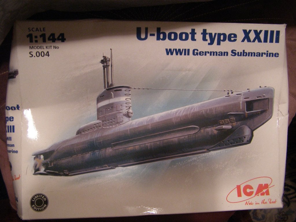 modelbouw U boot type XXIII en Model Seehund 1:44 en 1:87, Ophalen of Verzenden, Nieuw, 1:50 tot 1:200, Overige merken