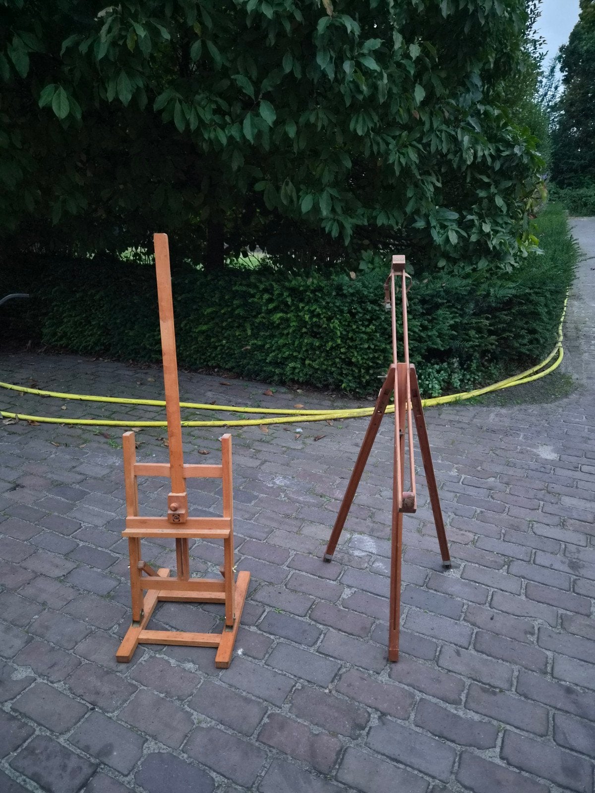Antieke schildersezels (2 stuks) - Becker & Talens, Hobby en Vrije tijd, Ophalen, Gebruikt, Ezel