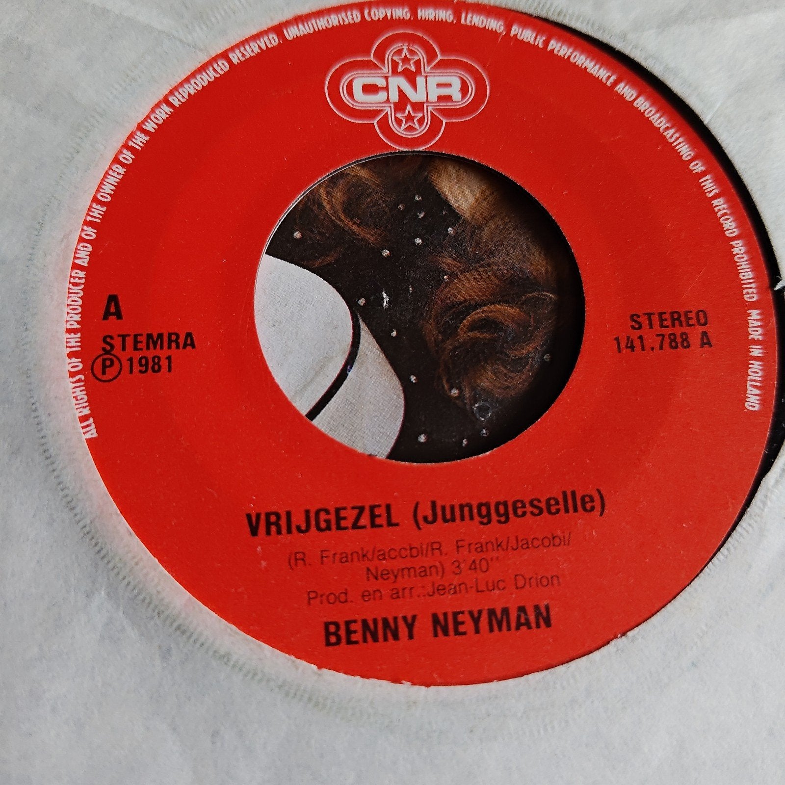 Benny Neyman - Vrijgezel (Junggeselle) 7 inch single, Gebruikt, 7 inch, Ophalen of Verzenden, EP