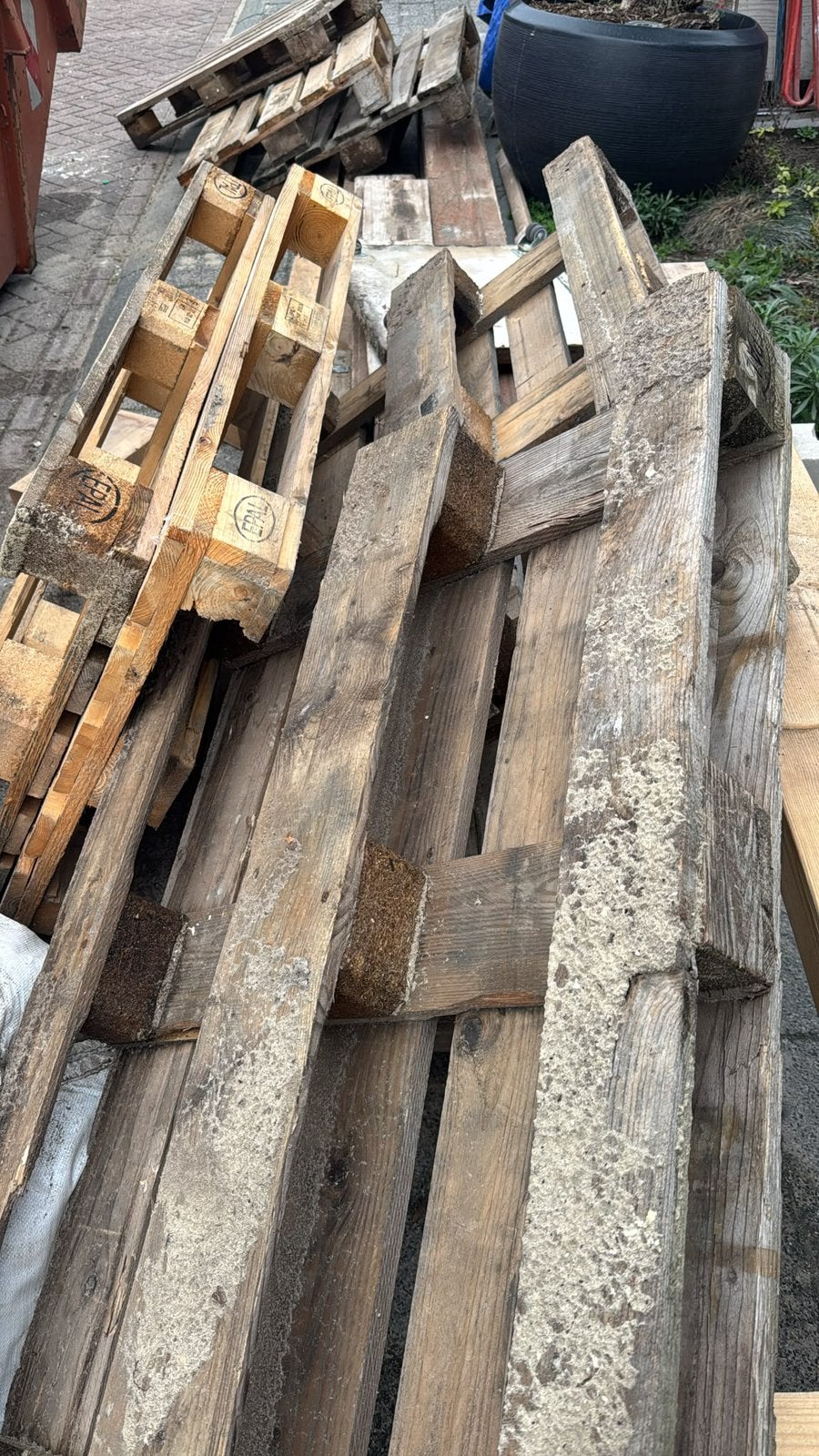Houten Pallets gratis af te halen, Ophalen, Zo goed als nieuw, Minder dan 180 cm, Planken