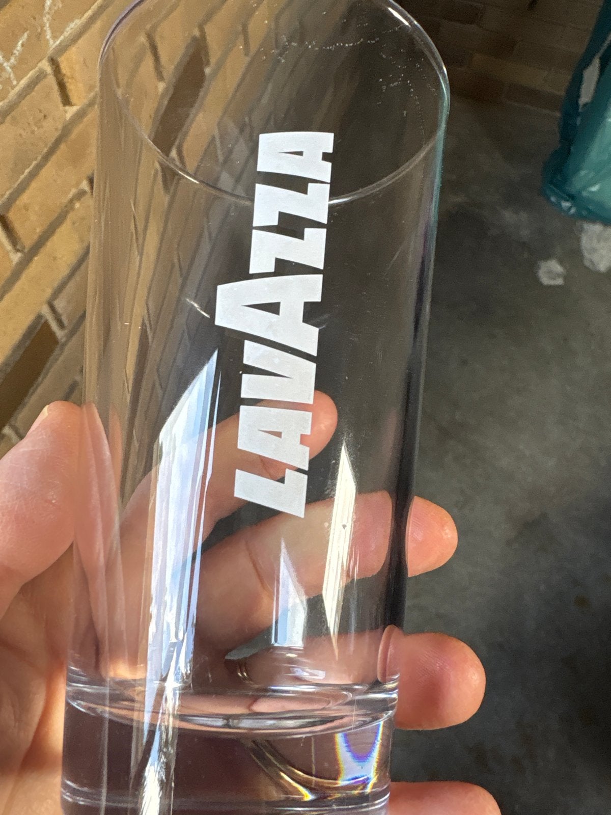Lavazza Glas - Koffieglas - Waterglas 7 stuks, Ophalen, Zo goed als nieuw, Overige merken, Glas