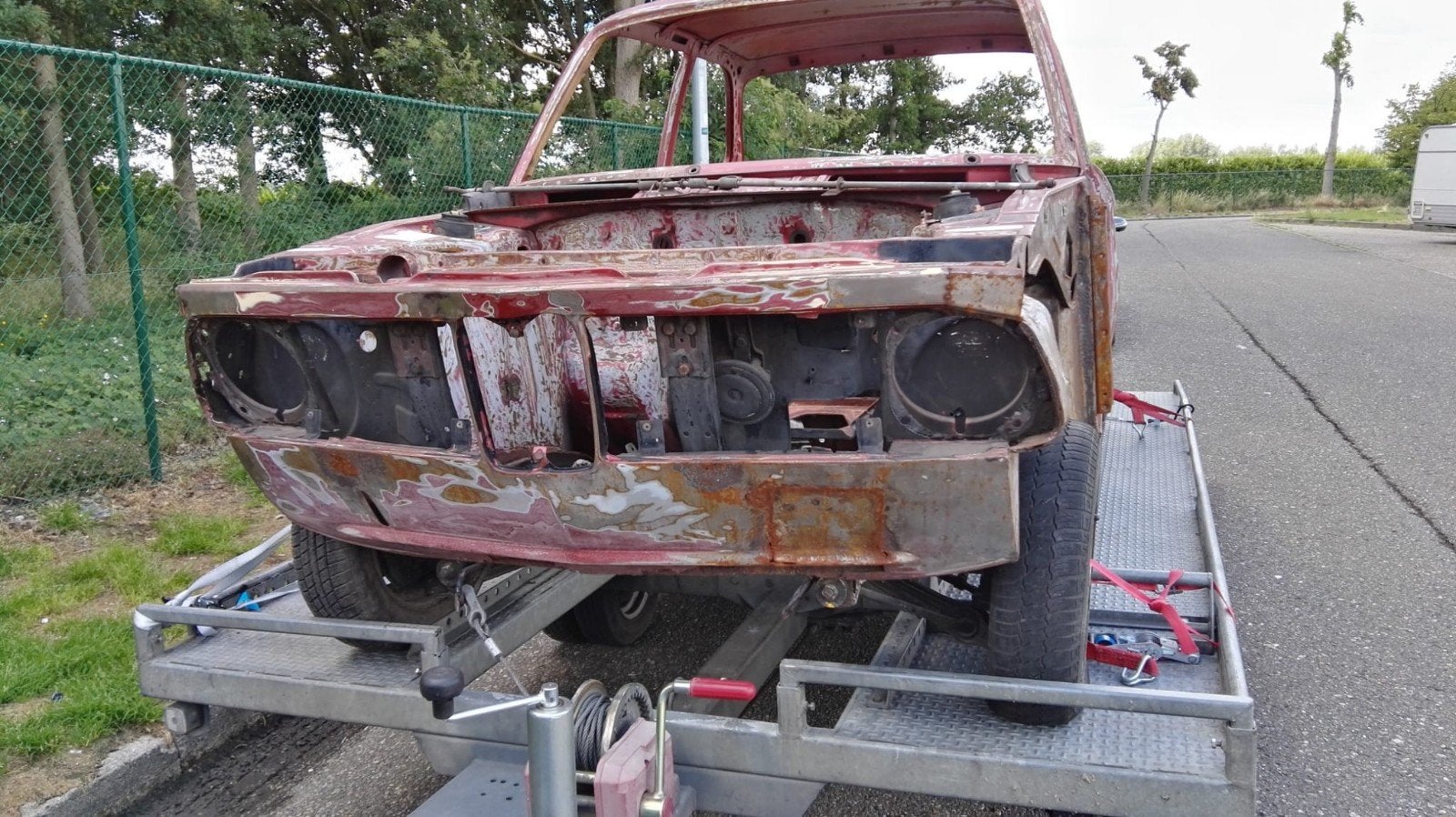 oldtimer bmw. opknap projekt, Ophalen