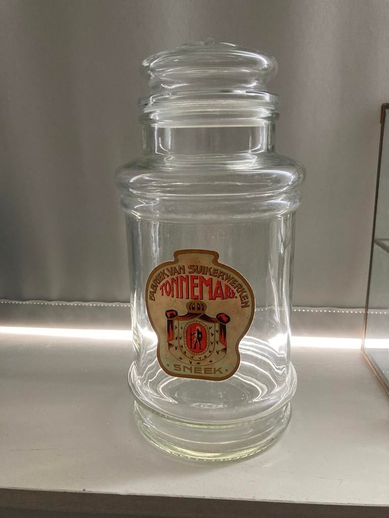 Vintage snoeppot Tonnema Sneek, Ophalen of Verzenden, Overige typen