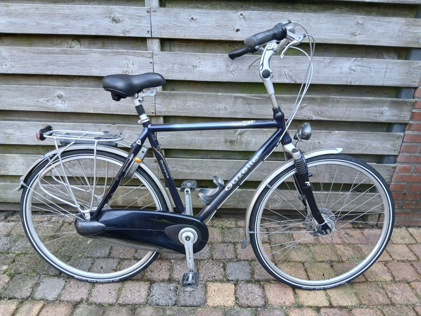 Gazelle Saphir Herenfiets 28/57 cm, Ophalen, Versnellingen, Zo goed als nieuw, 57 tot 61 cm