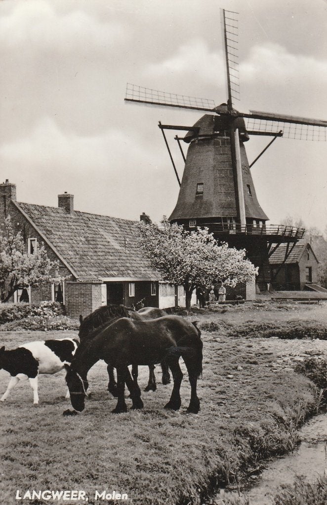 Langweer, Ophalen of Verzenden, 1960 tot 1980, Gelopen, Friesland