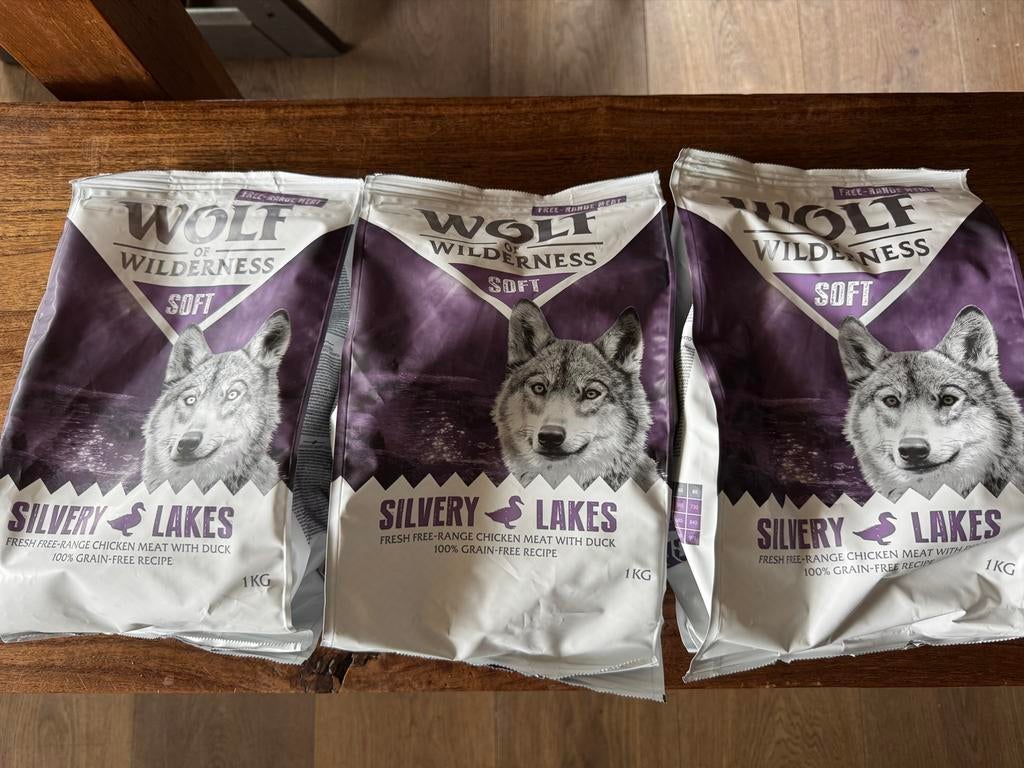 Wolf of wilderness 3 x 1 kg, Ophalen of Verzenden, Nieuw