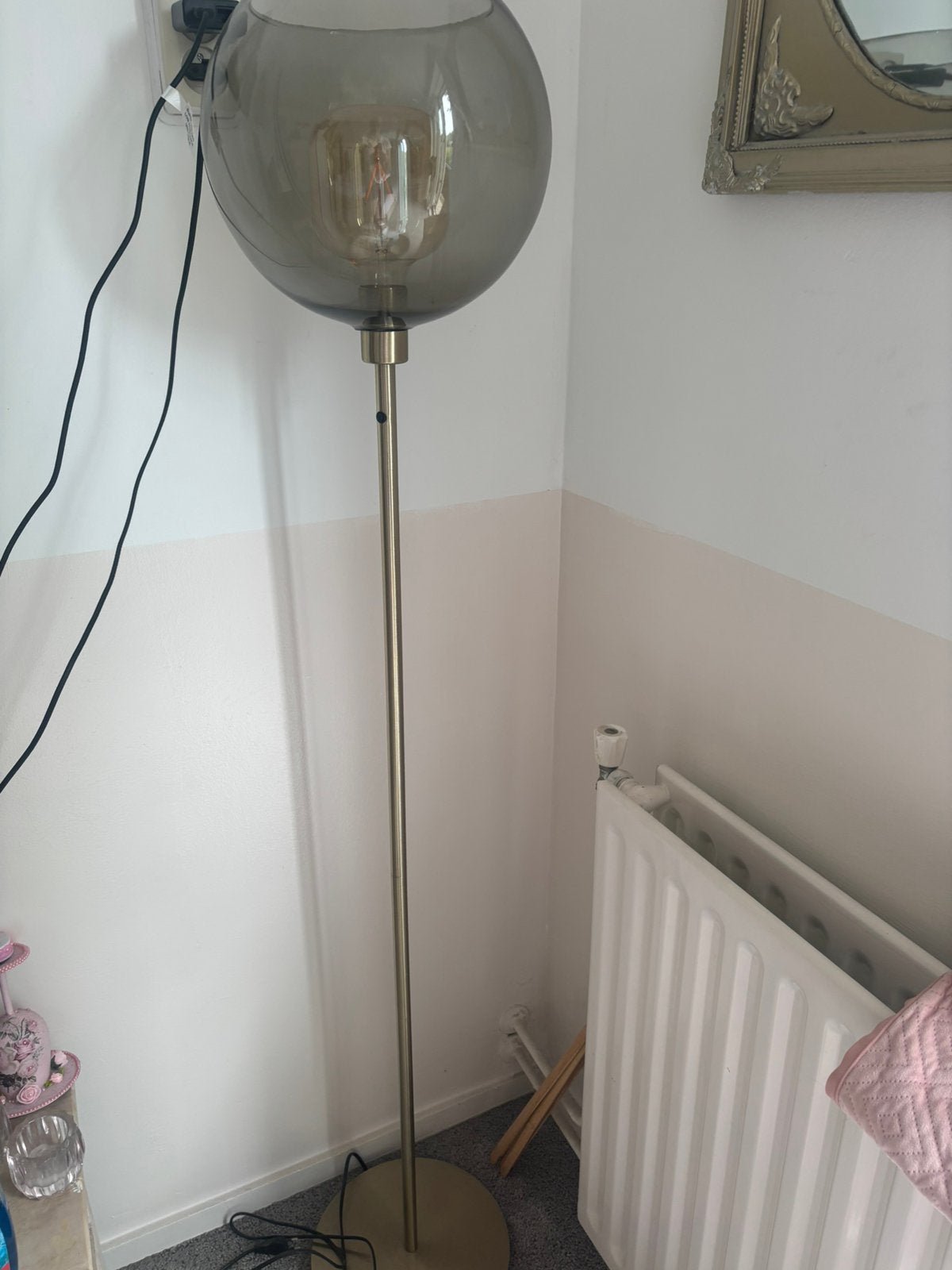 Lamp goud kleurig, Ophalen of Verzenden, Zo goed als nieuw, Minder dan 100 cm