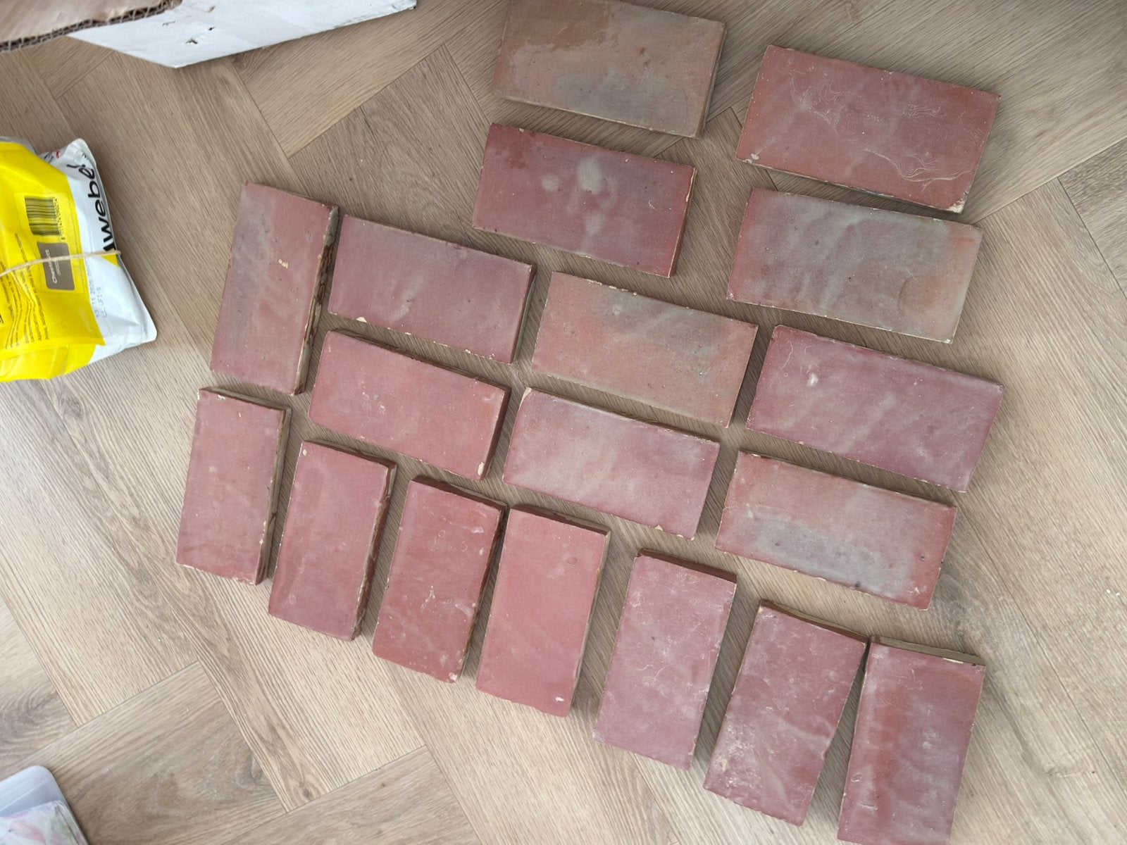 Marrokaanse tegels - Platta Rose Rouge NIEUW!, Doe-het-zelf en Verbouw, 60 cm of meer, Keramiek, Overige typen, Nieuw