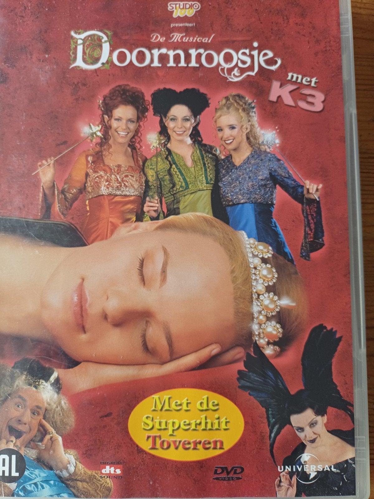 Dvd K3 musical Doornroosje, Avontuur, Alle leeftijden, Ophalen of Verzenden, Zo goed als nieuw