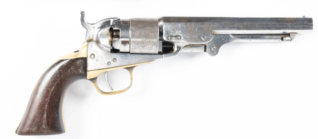 Origineel antiek Colt Pocket Model 1862 Navy Revolver, Verzamelen, Militaria | Algemeen, Ophalen of Verzenden, Marine, Amerika