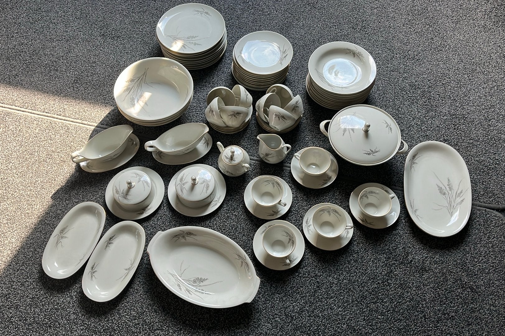Winterling servies, Ophalen
