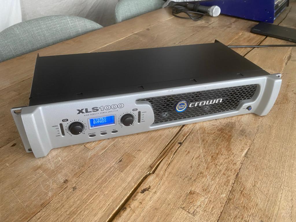 Crown XLS-1000 Eindversterker - Zo goed als nieuw, Overige merken, Overige systemen, Ophalen of Verzenden, Zo goed als nieuw