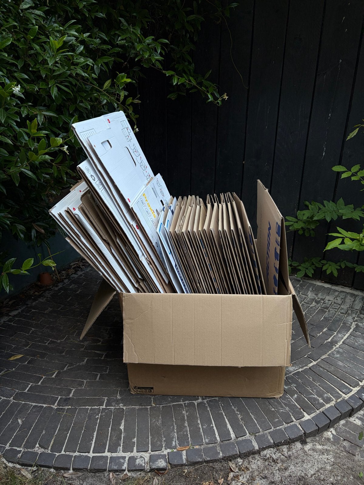30 verhuisdozen - Gebruikt maar in goede staat, Ophalen, 40 tot 60 cm, Opvouwbaar, 50 tot 75 cm