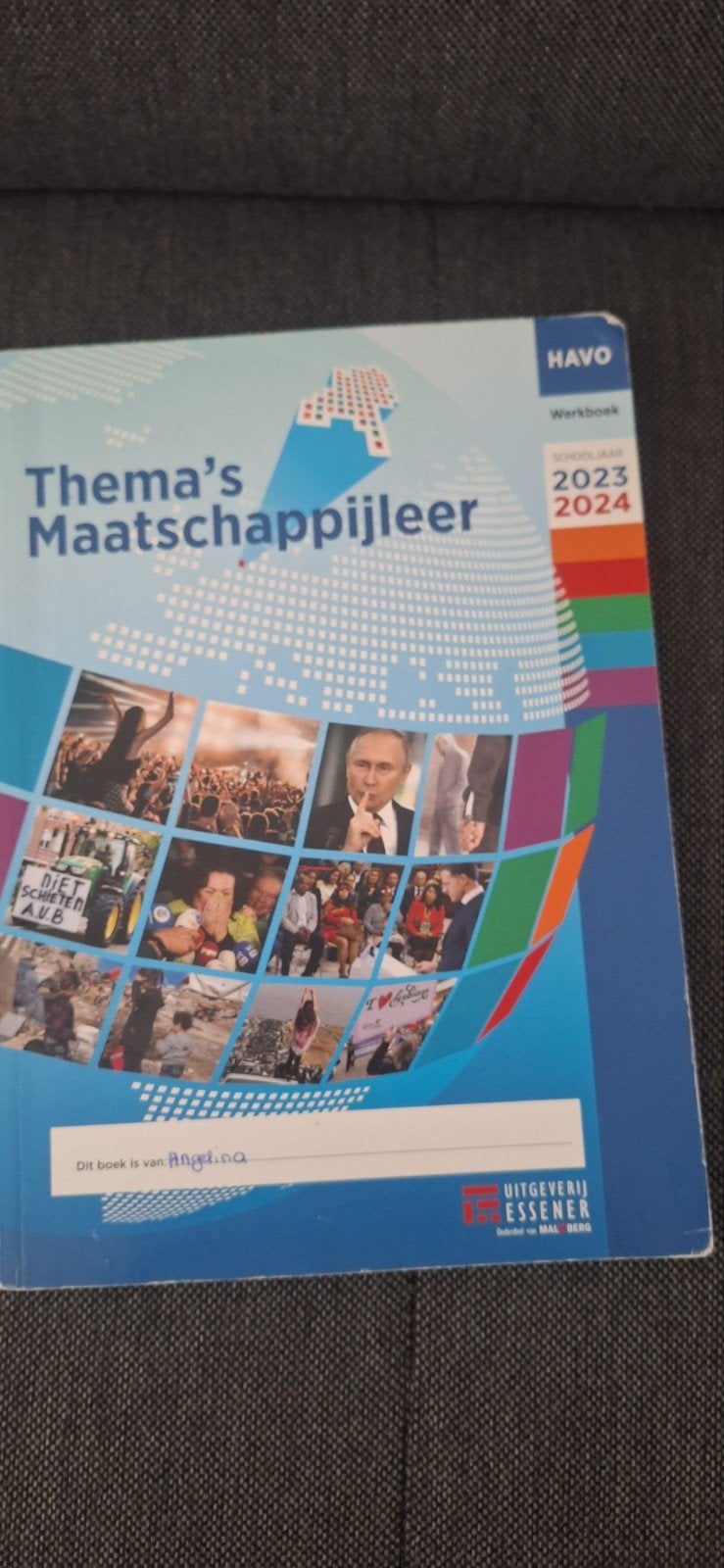 Thema's Maatschappijleer Werkboek HAVO 2023-2024, Ophalen of Verzenden, Gelezen, HAVO, Maatschappijleer