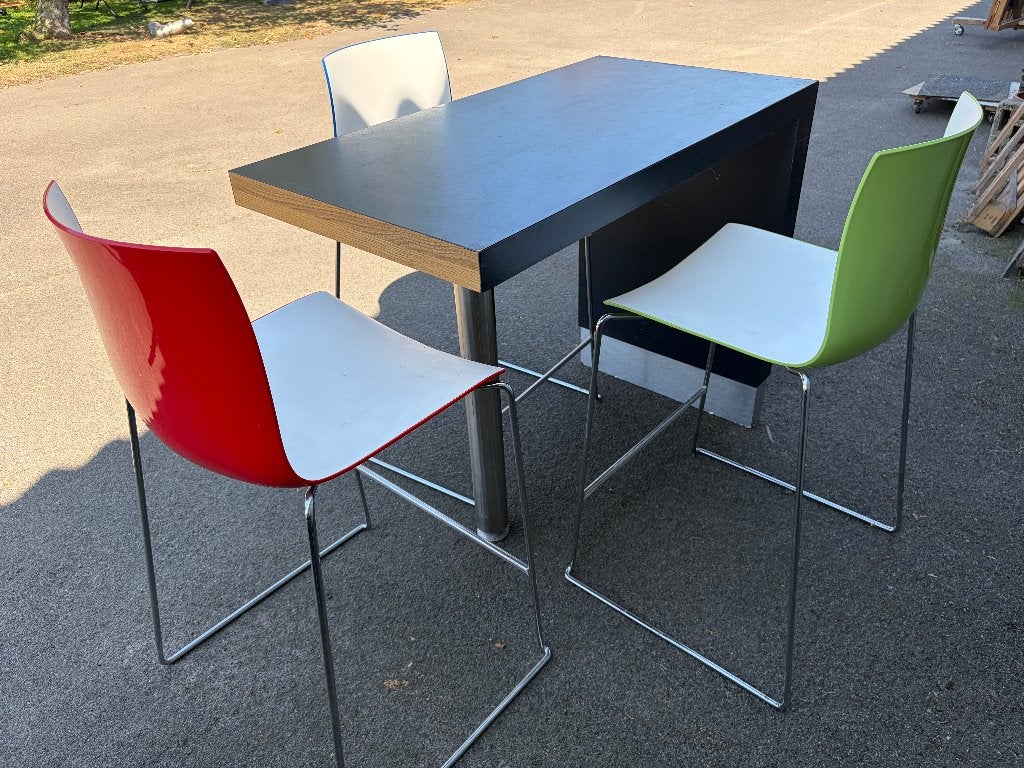 Barkrukken set Arper Catifa 46, Ophalen, Gebruikt, 60 tot 90 cm, Metaal