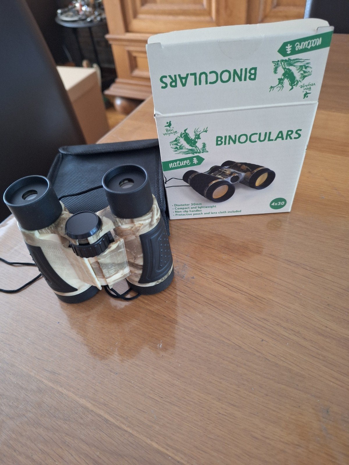 Verrekijker binoculars 4x30 nature, Ophalen of Verzenden, Nieuw