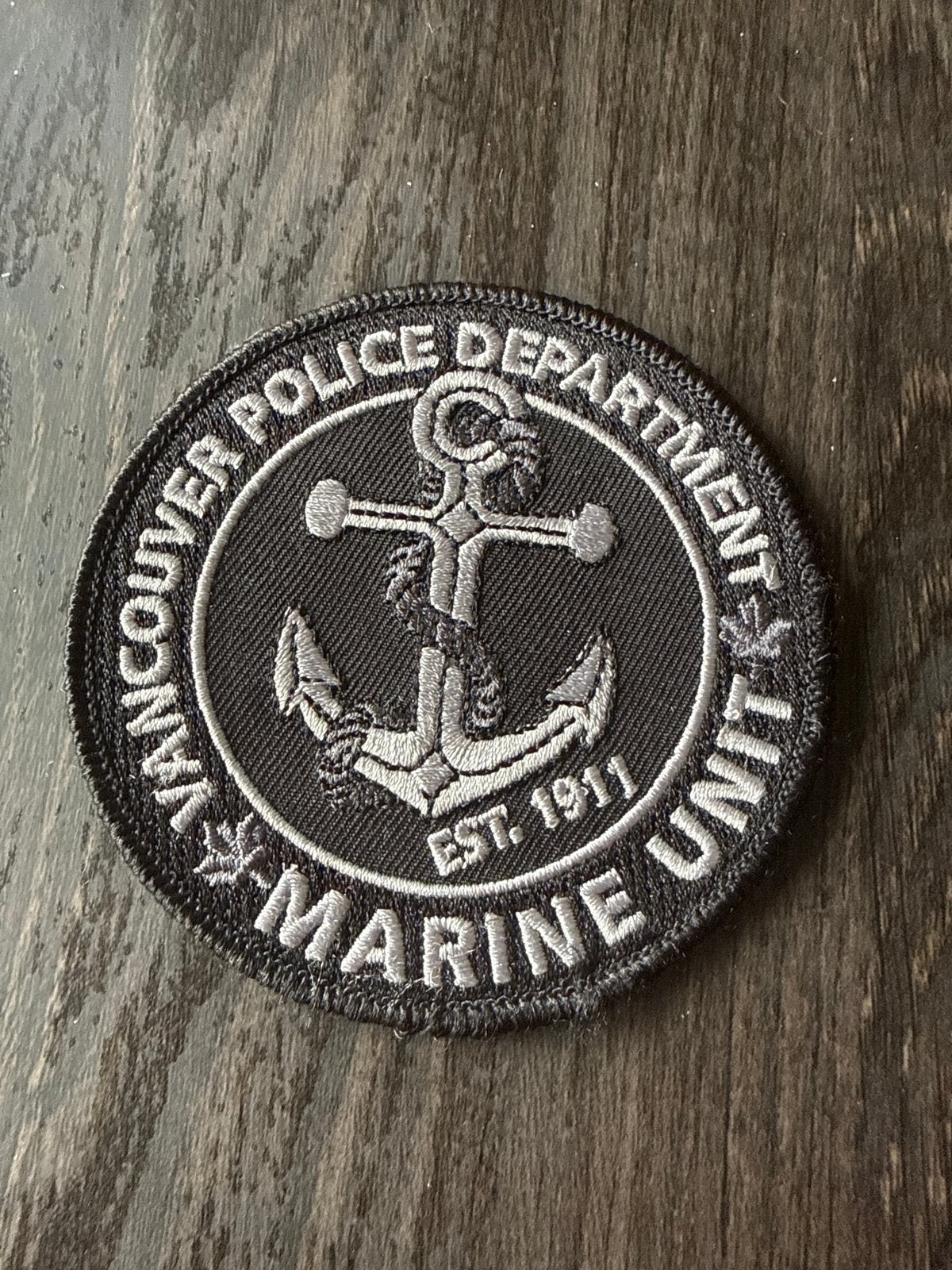 Vancouver Police Department Marine Unit Patch, Ophalen of Verzenden, Nieuw