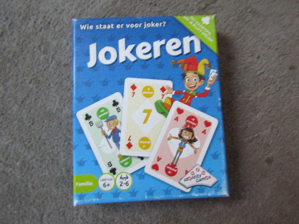 Kaartspel: Jokeren , helemaal compleet met handleiding, Ophalen of Verzenden, Gebruikt, Identity Games International BV