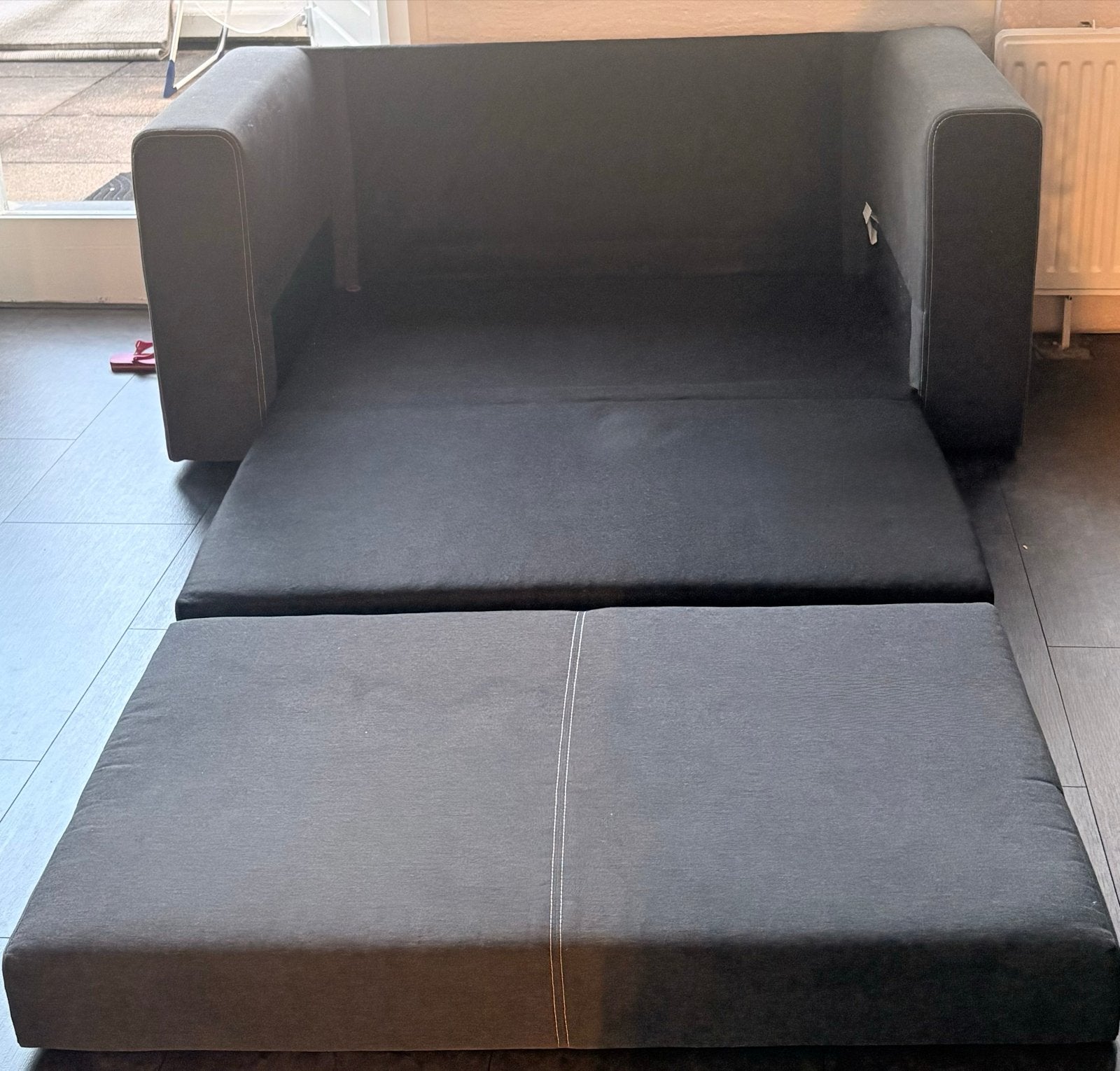 Gratis af te halen: 2-zits slaapbank ca. 120 x 190 cm, Ophalen, Gebruikt, Tweepersoons, Overige maten