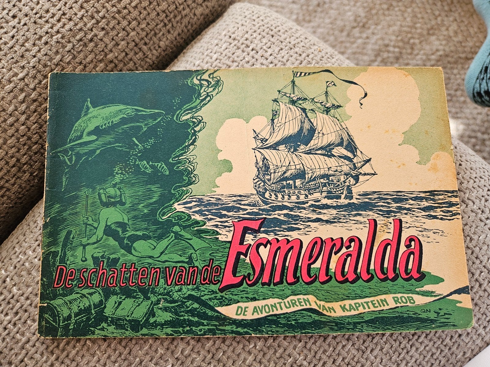 De Schatten van de Esmeralda - Kapitein Rob, Ophalen of Verzenden
