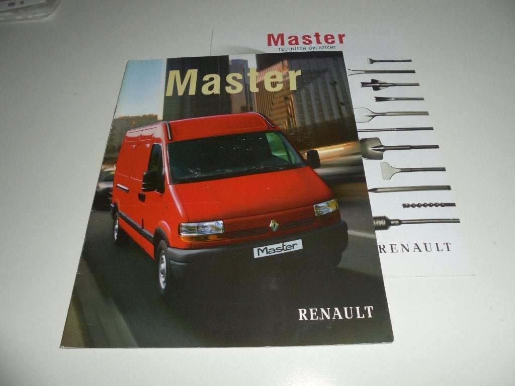 brochure Renault Master  1998, Ophalen of Verzenden, Gelezen, Renault