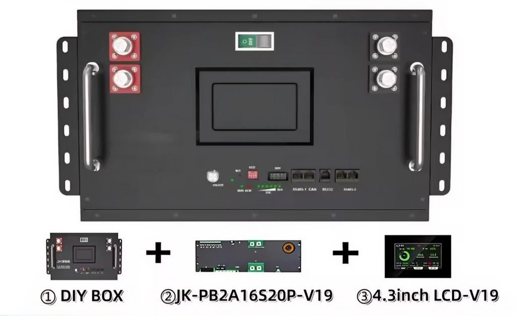 Thuisbatterij: JK-BMS V19 en 4.3' LCD (maatwerk mogelijk), Doe-het-zelf en Verbouw, Overige Doe-het-zelf en Verbouw, Ophalen, Nieuw