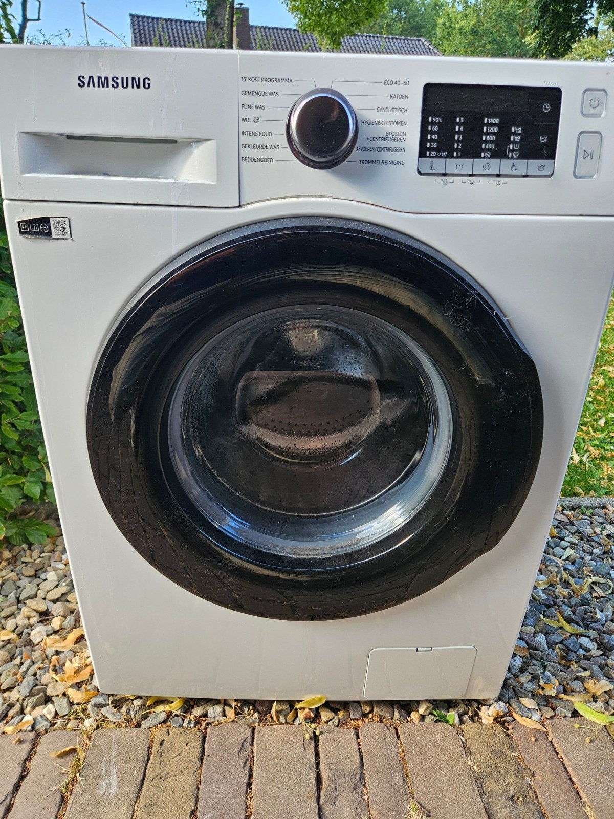 Samsung wasmachine 9 kg ECO Bubbel, 6 tot 8 kg, Ophalen, 1200 tot 1600 toeren, 85 tot 90 cm