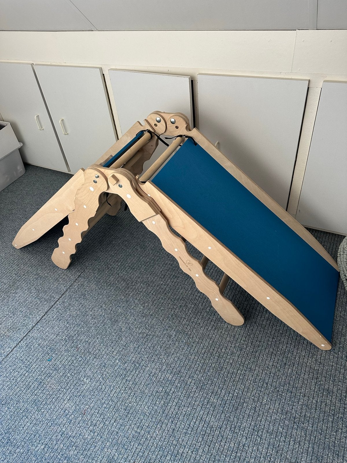 Woodwork For Kids Klimrek en Glijbaan, Ophalen of Verzenden, Zo goed als nieuw, Glijbaan